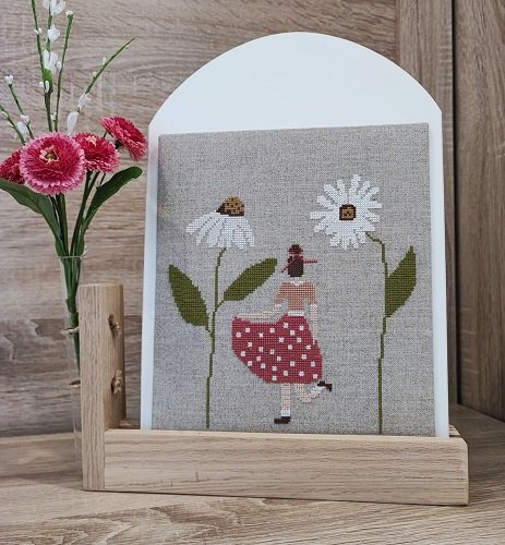 Zwischen den Blumen - Stickanleitung