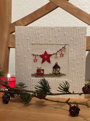 Weihnachtskette - PP-Karte