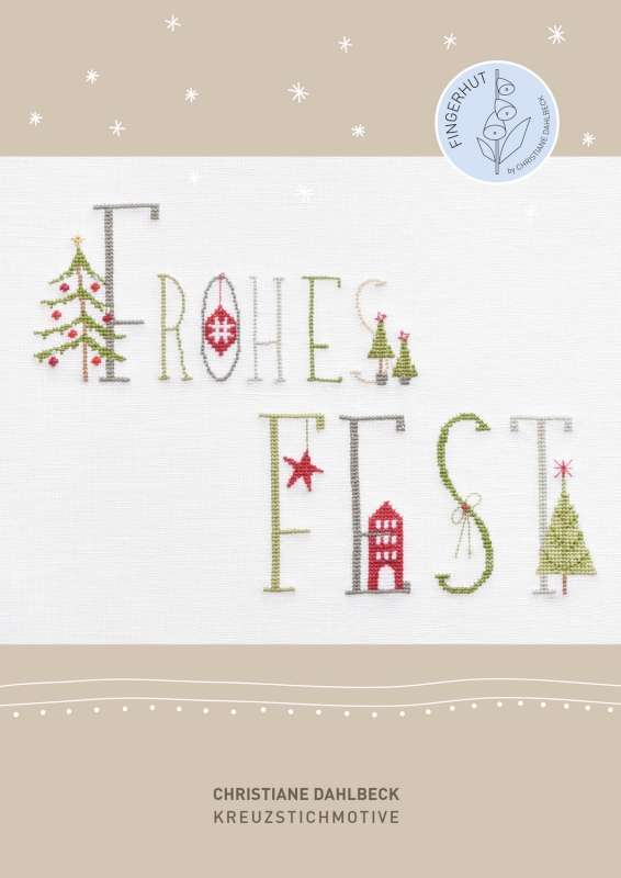 Frohes Fest - Kreuzstichbuch