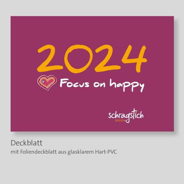 Kalender 2024 - Schrägstichdesign