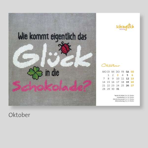 Kalender 2024 - Schrägstichdesign – Bild 11