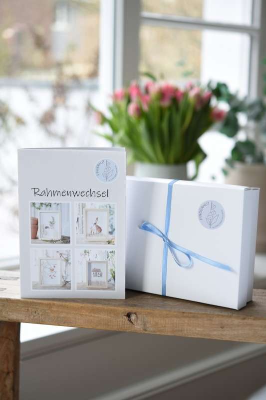 Rahmenwechsel - Materialpaket mit Stickanleitungen