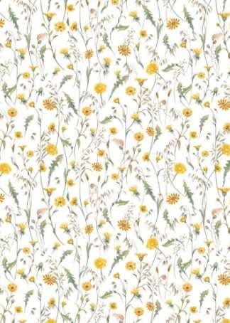 Wiesenblumen - Baumwollstoff
