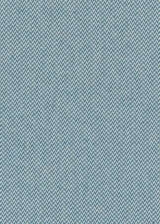 Fischgrät Blau - Baumwoll-Webstoff