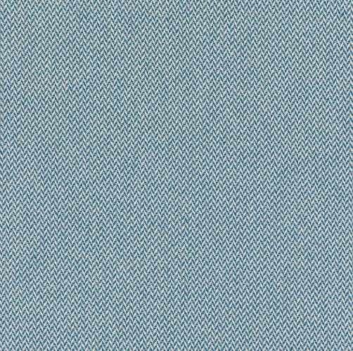 Fischgrät Blau - Baumwoll-Webstoff