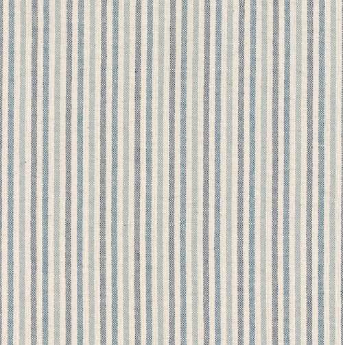 Streifen Blau - Baumwoll-Webstoff