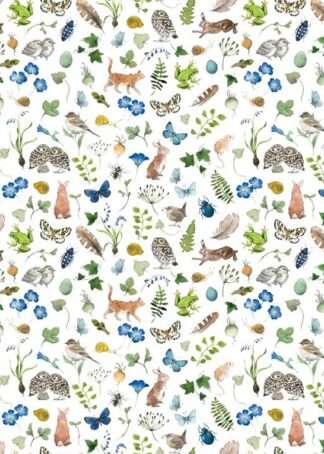 Flora und Fauna - Baumwollstoff