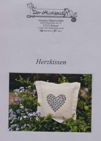 Herzkissen - Stickanleitung