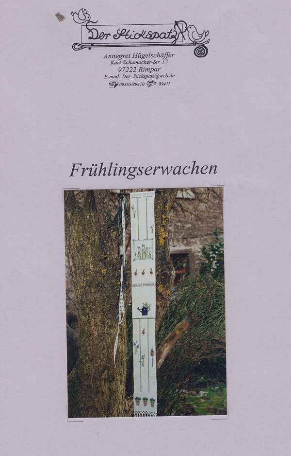 Frühlingserwachen - Stickanleitung