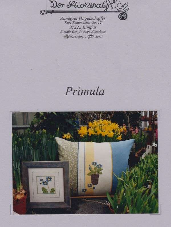 Primula - Stickanleitung