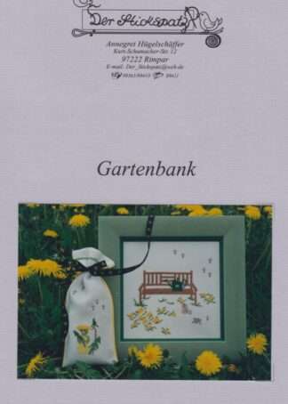 Gartenbank - Stickanleitung