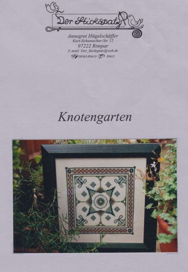 Knotengarten - Stickanleitung