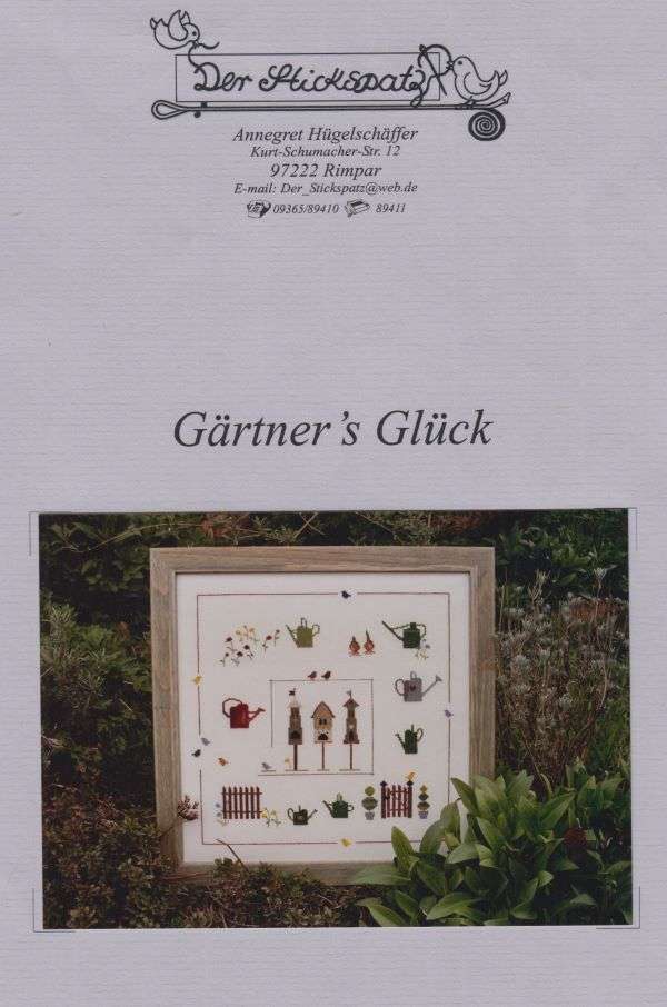 Gärtner's Glück - Stickanleitung