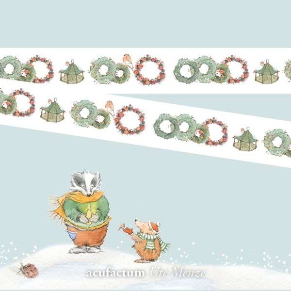 Winterkränze - Webband