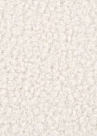 Bouclé-Plüsch creme