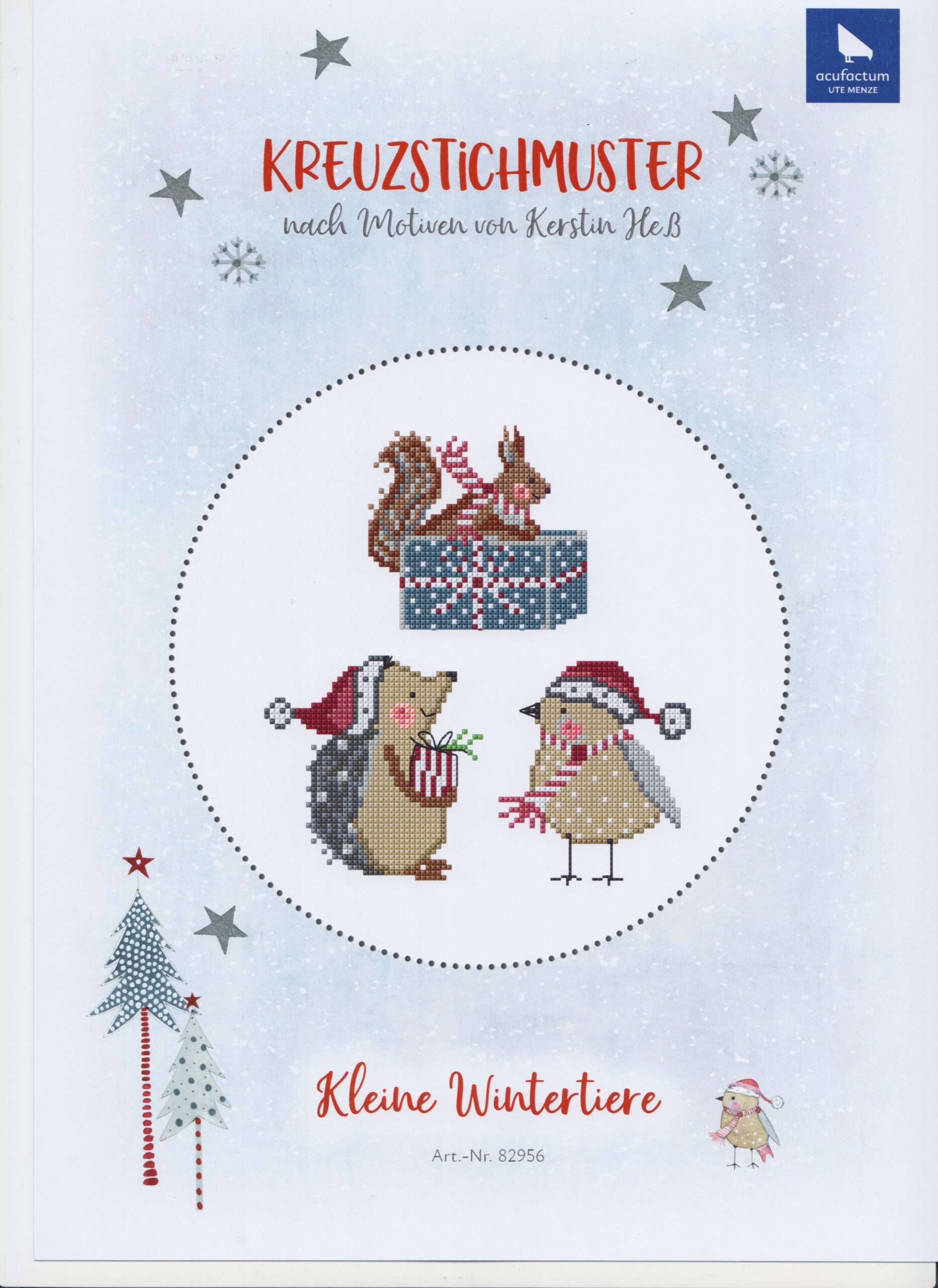 Kleine Wintertiere - Stickanleitung