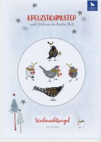 Weihnachtsvögel - Stickanleitung