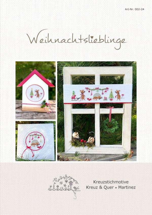 Weihnachtslieblinge - Stickanleitung