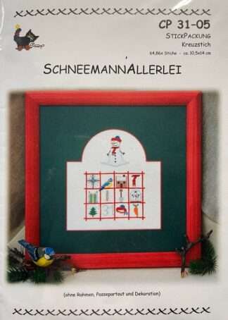 Schneemannallerlei - Stickpackung CP