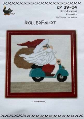 Rollerfahrt - Stickanleitung