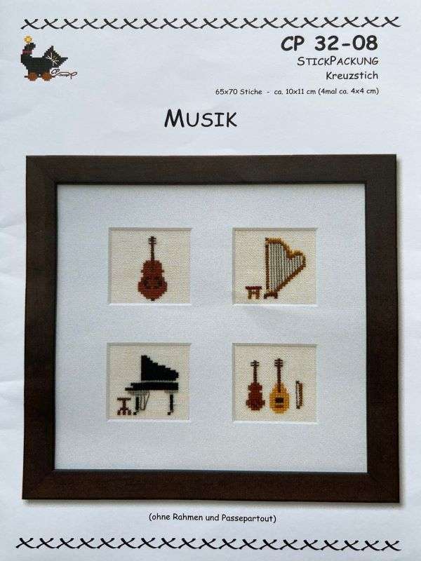Musik - Stickanleitung