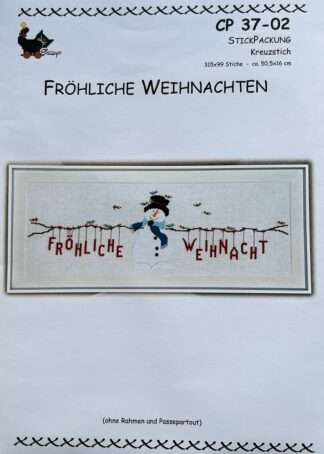 Fröhliche Weihnachten - Stickpackung CP