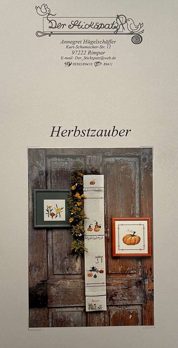 Herbstzauber - Stickanleitung