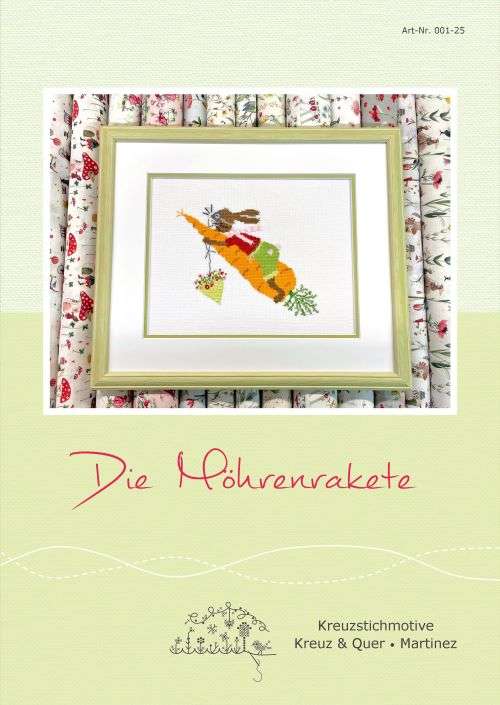 Die Möhrenrakete - Kreuzstichmuster