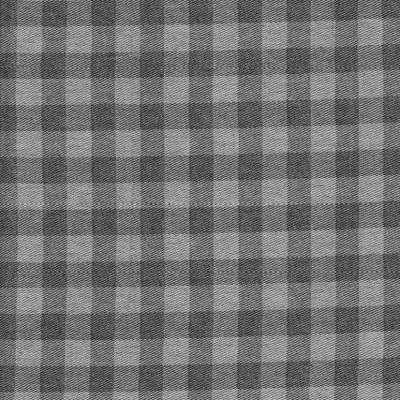Karo schwarz/grau - Baumwoll-Webstoff