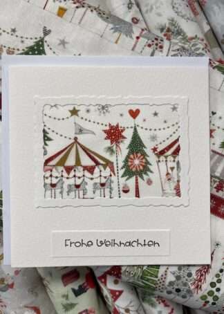Weihnachtskarussell - fertige PP-Karte