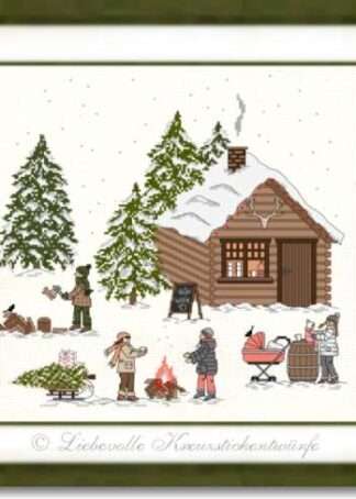 Winterweihnachtswald - Szene 1