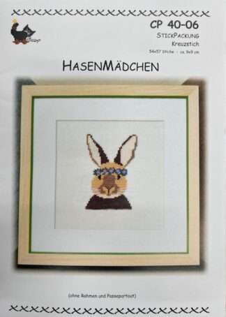 Hasenmädchen - Stickpackung